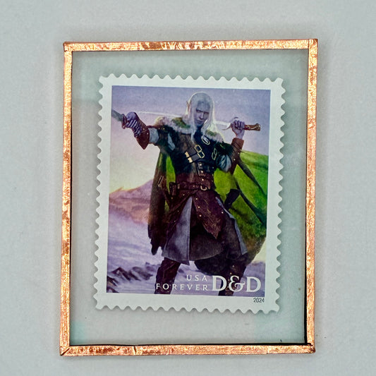 D&D Drizzt Do'Urden Stamp Magnet