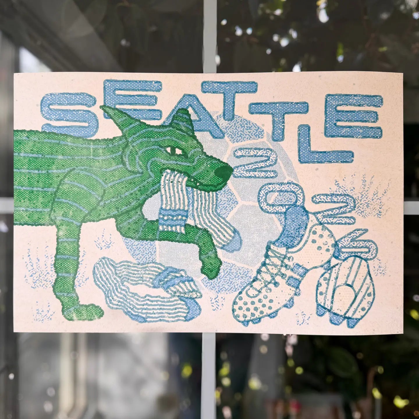 Seattle Soccer 2026 12×18" Poster