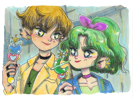 Uranus & Neptune Print