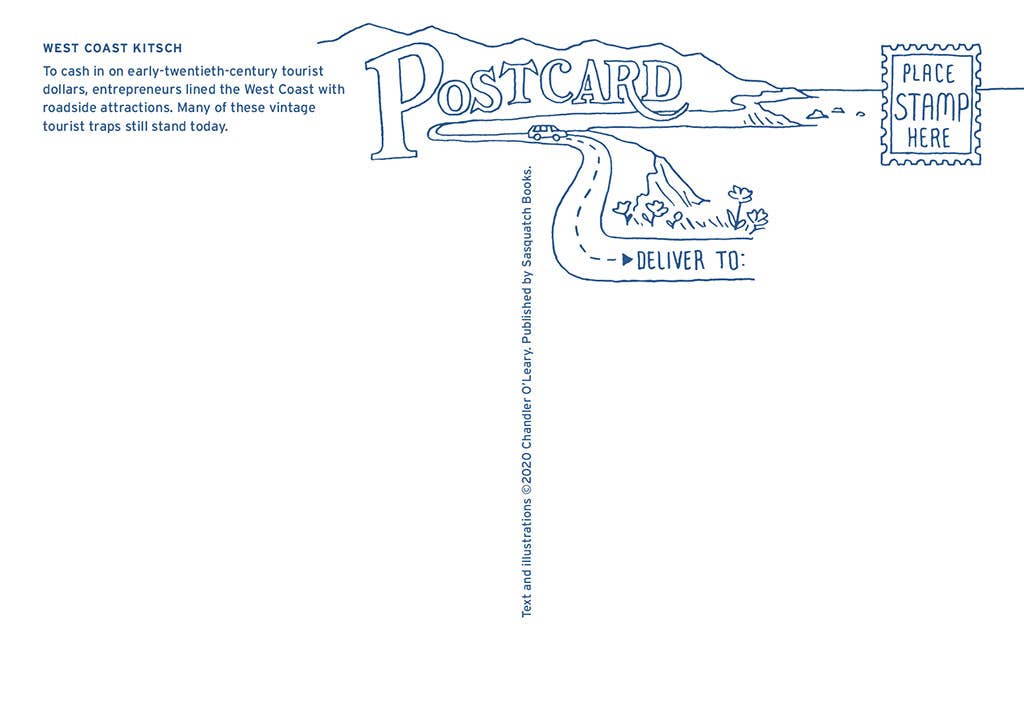 Greetings From The Best Coast Book of 32 Postcards