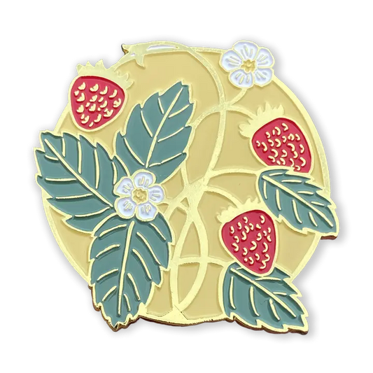 Summertime Strawberry Enamel Pin
