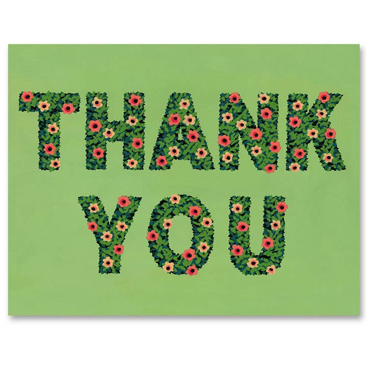 Hedge Thank You Card