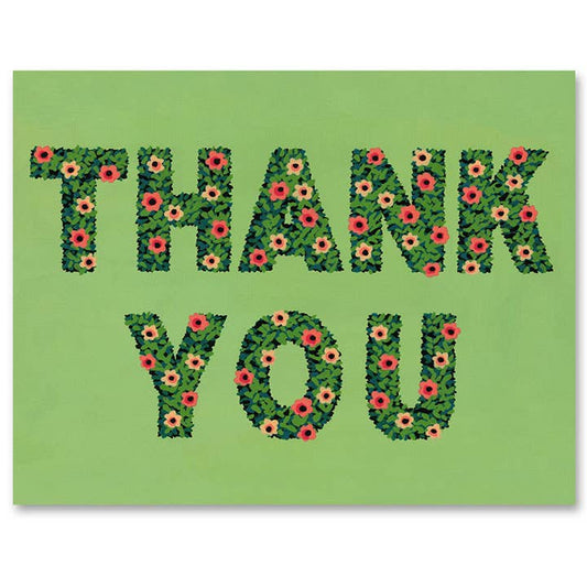 Hedge Thank You Card