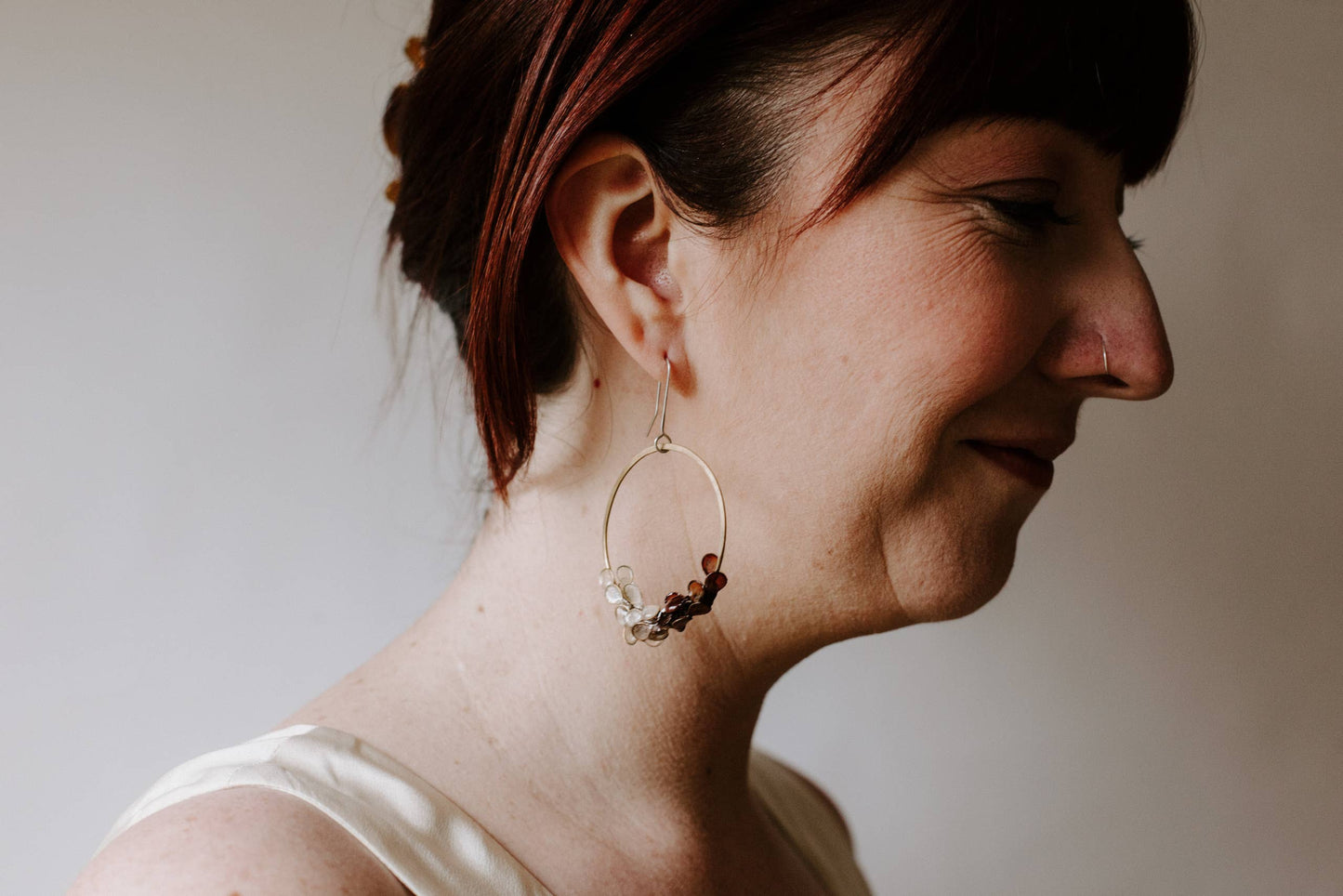 Laurel Earrings, Gold-Filled, Medium