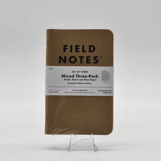 Original Kraft Mixed Paper 3-Pack Memo Book