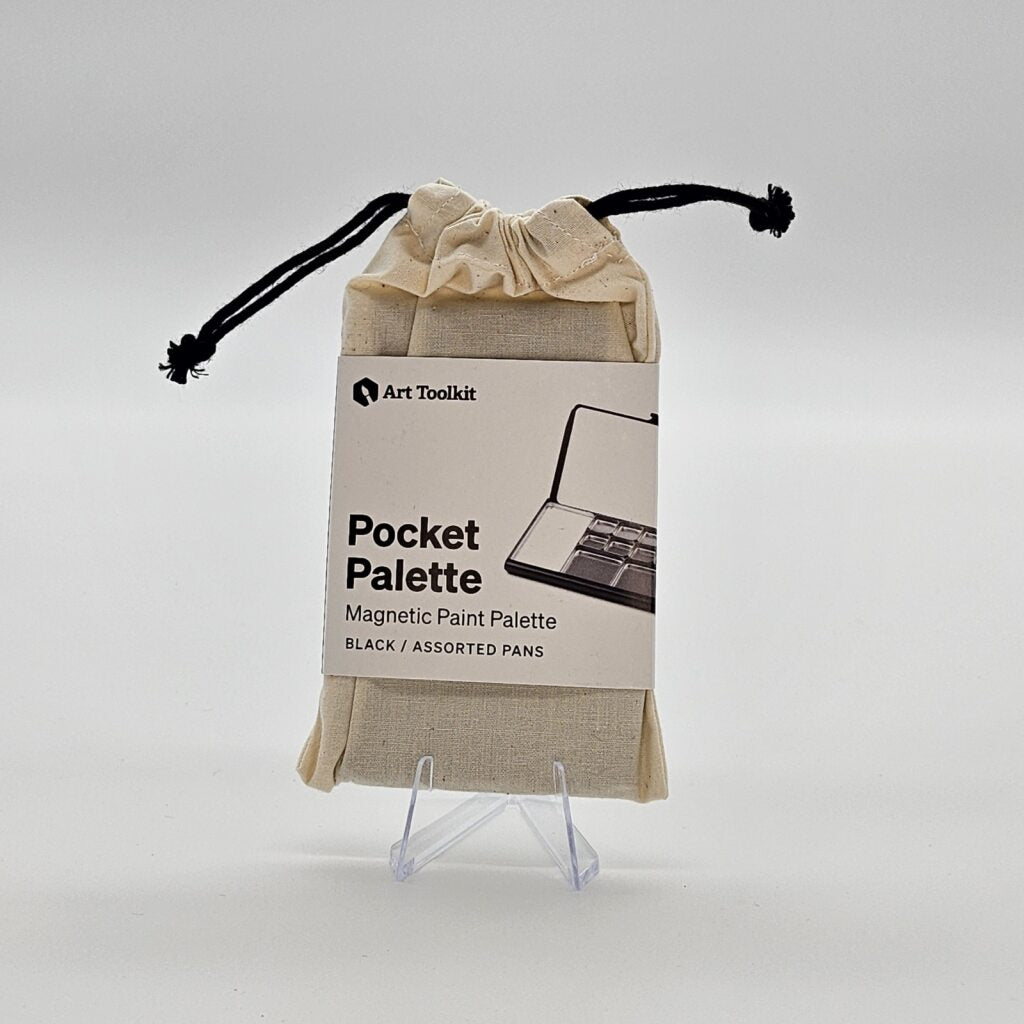 Pocket Palette With Assorted Pans - Black