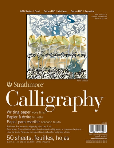 Calligraphy tape top natural white 50 sheets