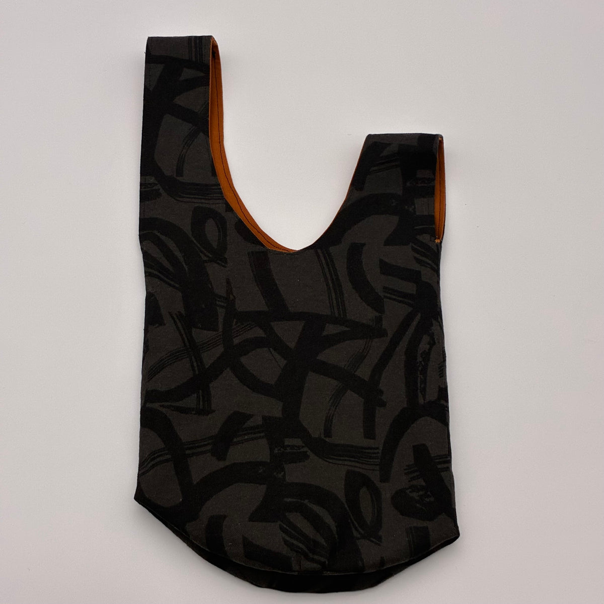 Knot Bag - Black & Grey Graffiti