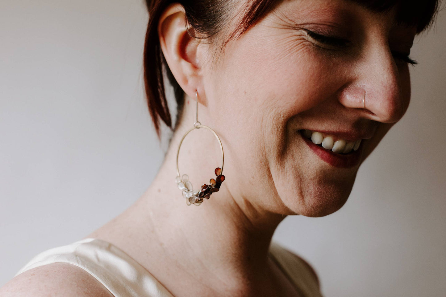 Laurel Earrings, Gold-Filled, Medium