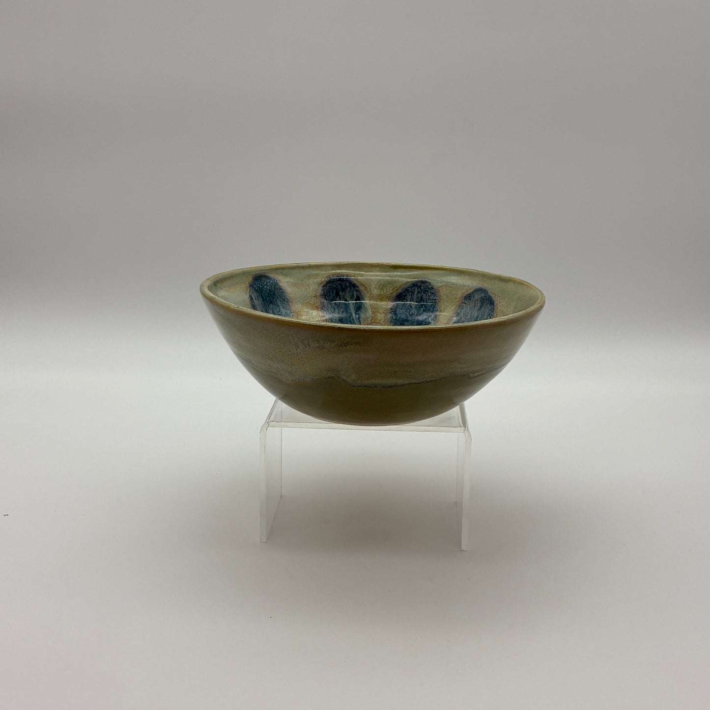 Sage and Cerulean Multicolor Bowl