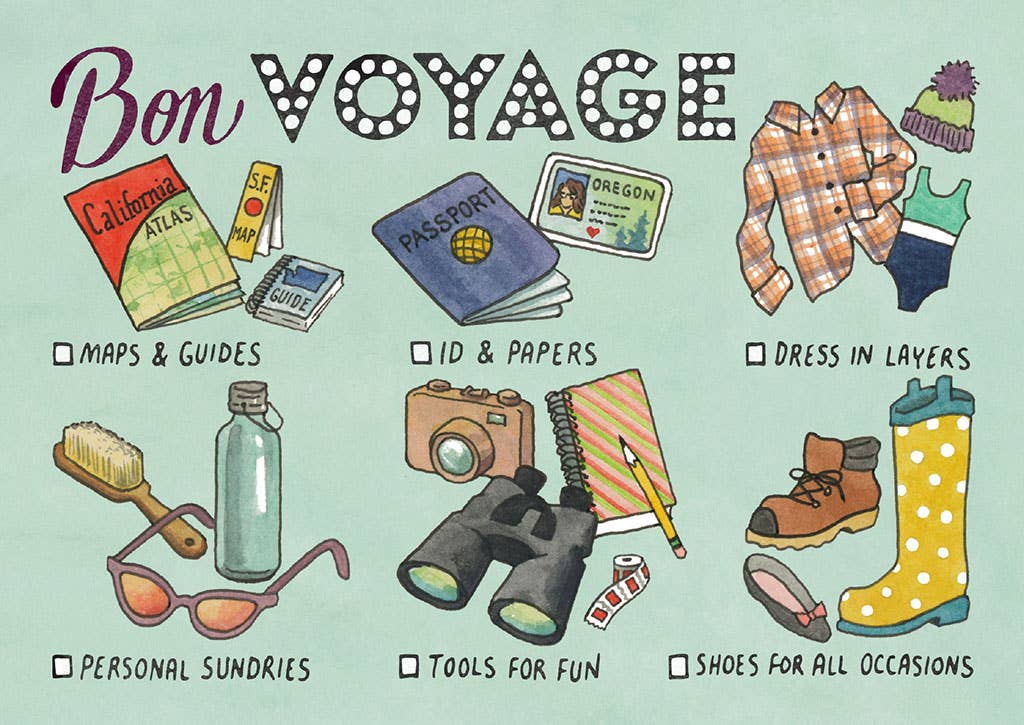 Greetings From The Best Coast Book of 32 Postcards