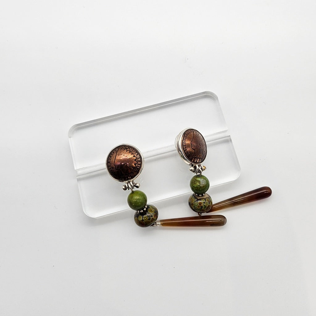 Indian Head Penny Earrings