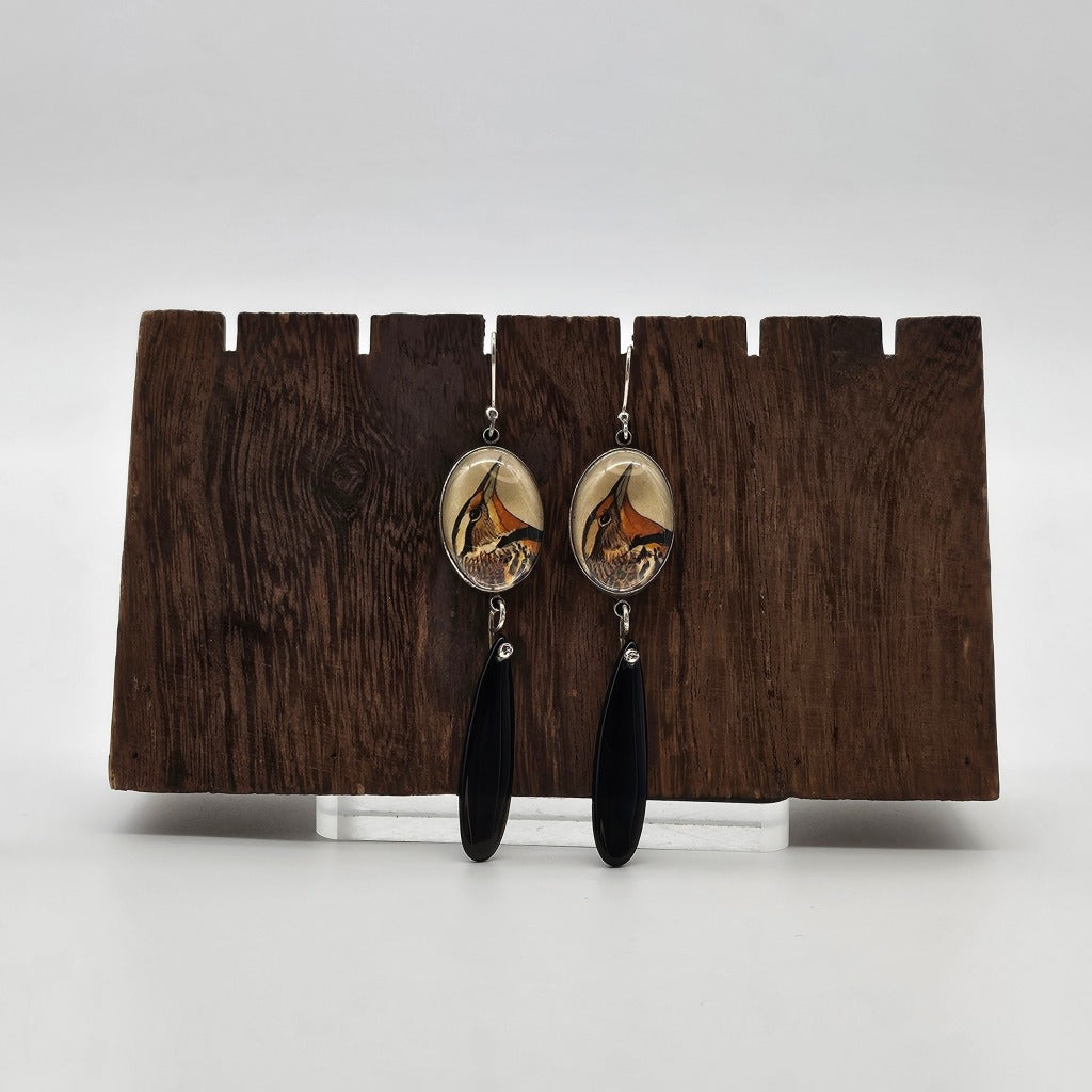 Black Bird Earrings