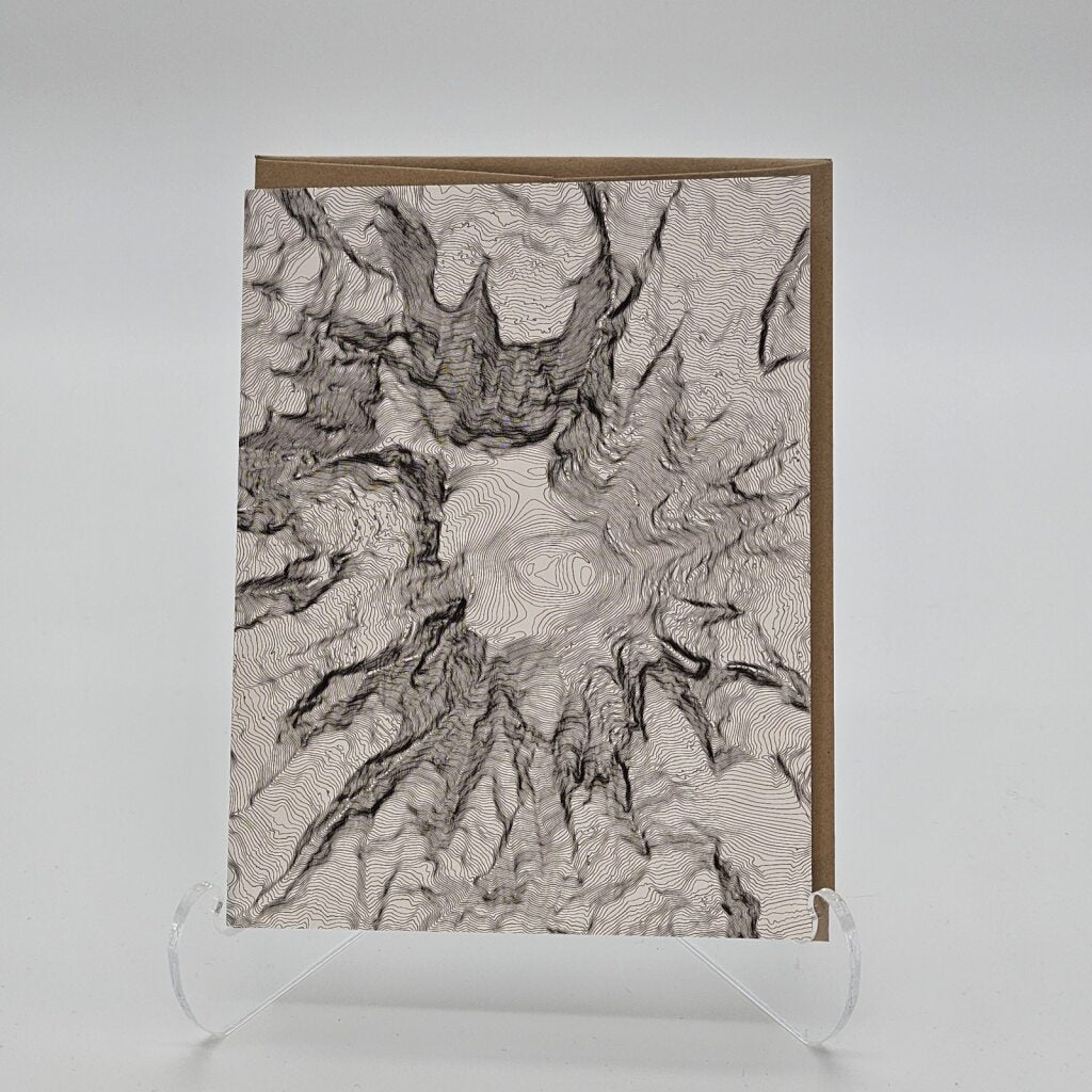 The Mt. Rainier Topo Card