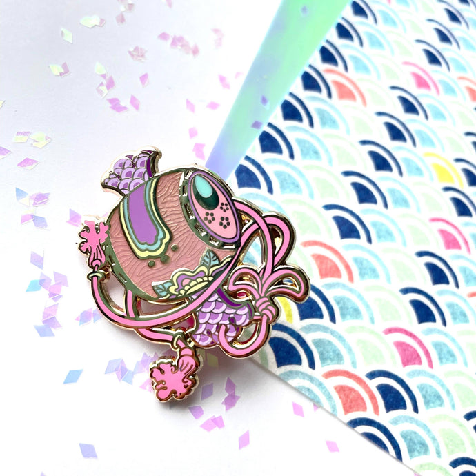 Lucky Love Hammer • Japanese Uchideno Kozuchi Enamel Pin