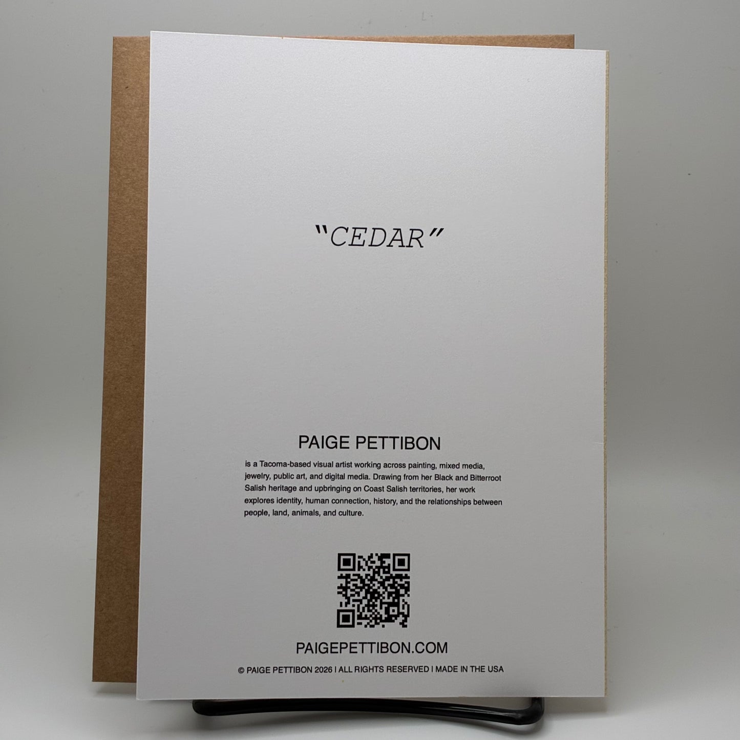 Cedar - Card