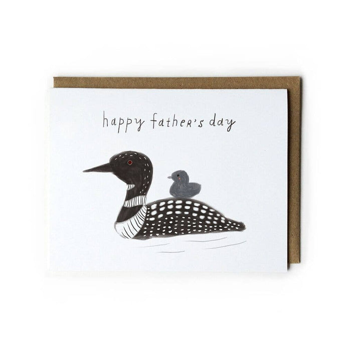 Loon Father's Day Greeting Card