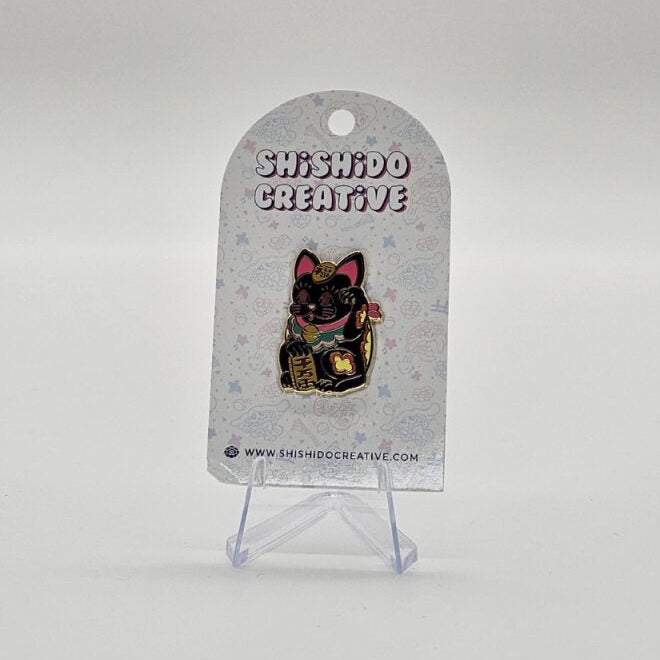 Lucky Cat • Maneki Neko Enamel Pin