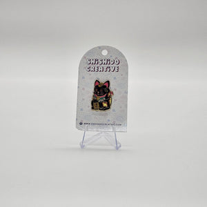 Lucky Cat • Maneki Neko Enamel Pin