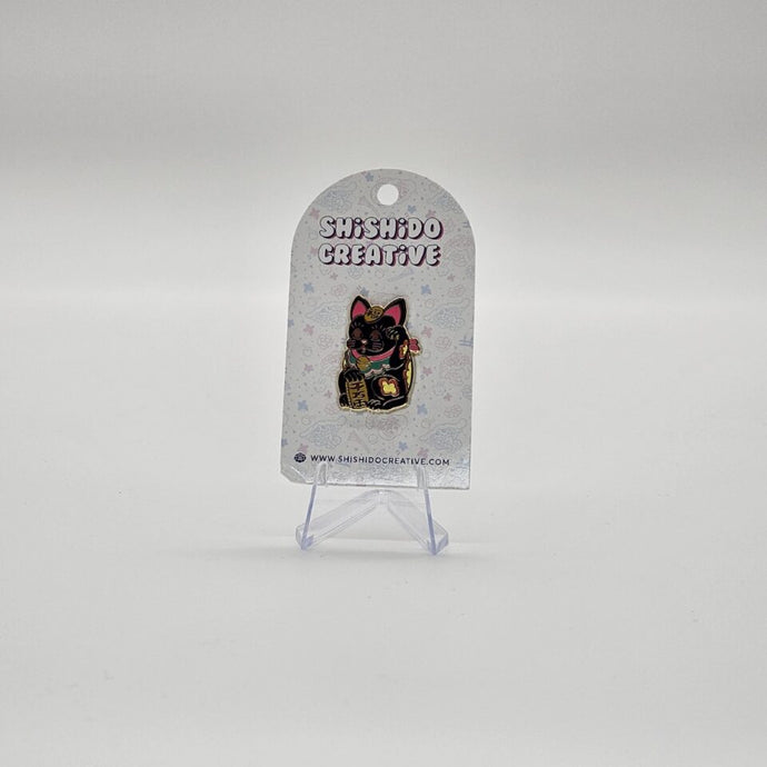Lucky Cat • Maneki Neko Enamel Pin