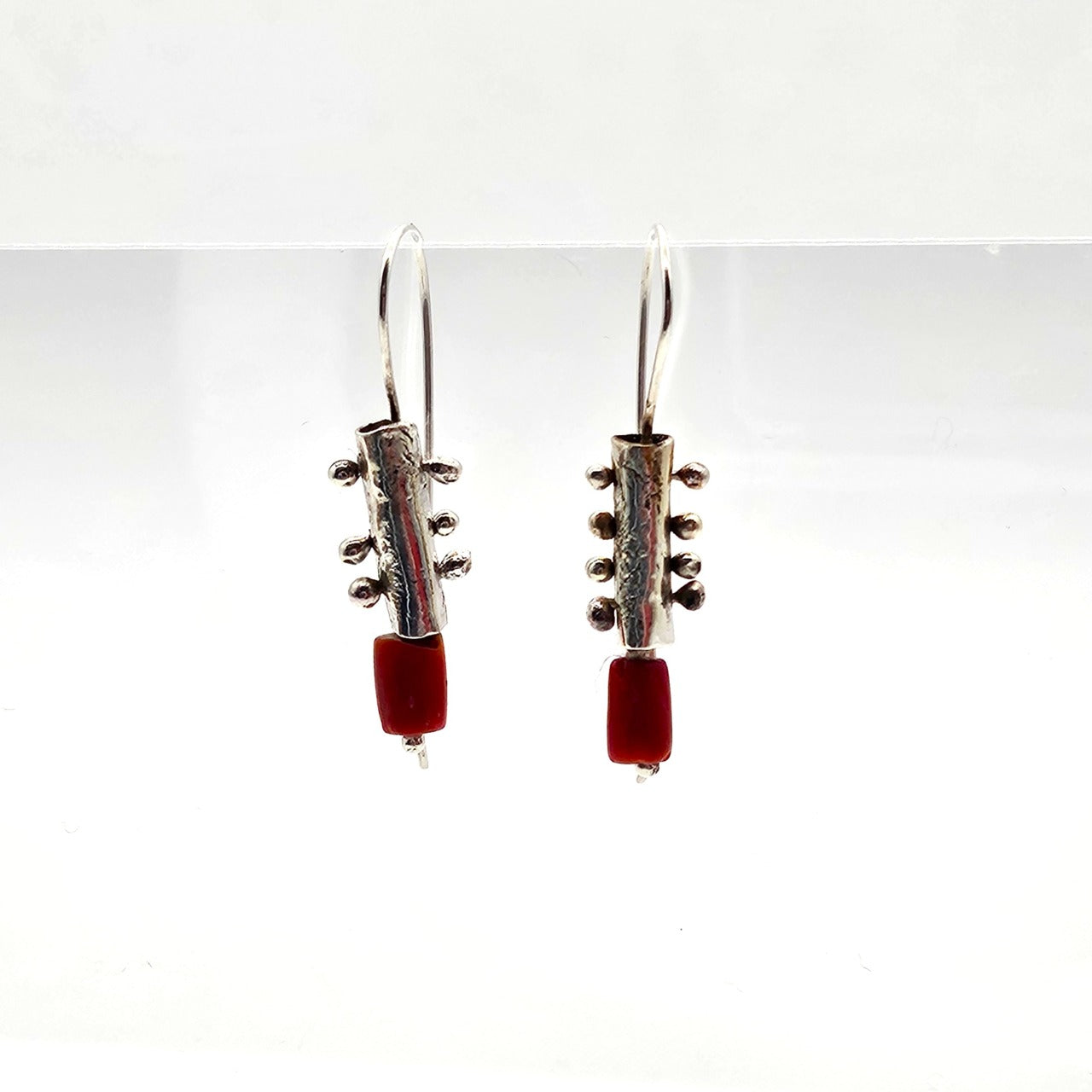 Natural Coral Earrings