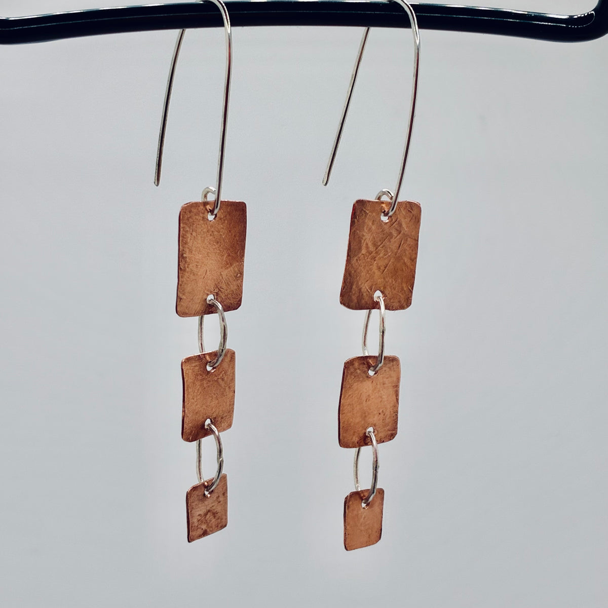 Three Story Earrings