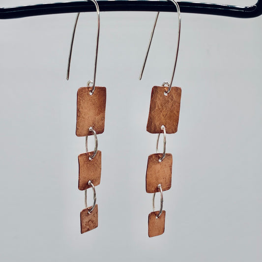 Three Story Earrings