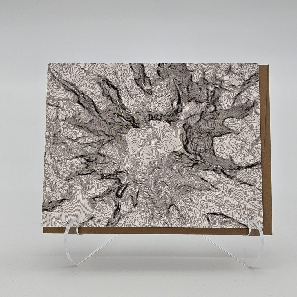 The Mt. Rainier Topo Card