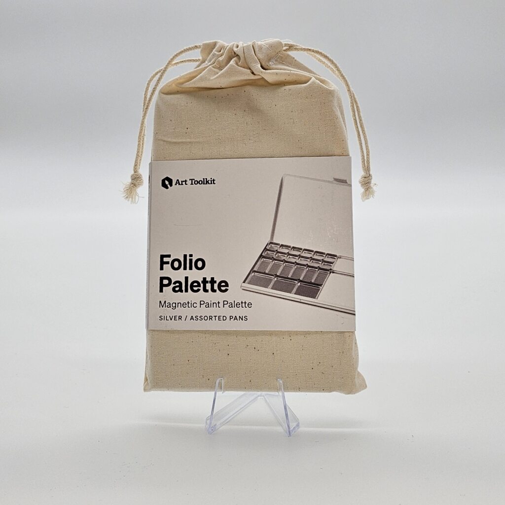 Folio Palette With Assorted Pans - Silver