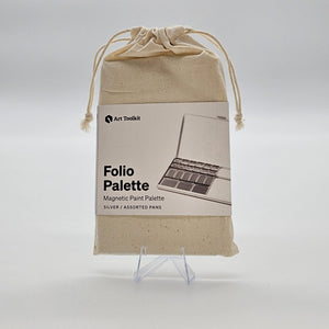 Folio Palette With Assorted Pans - Silver