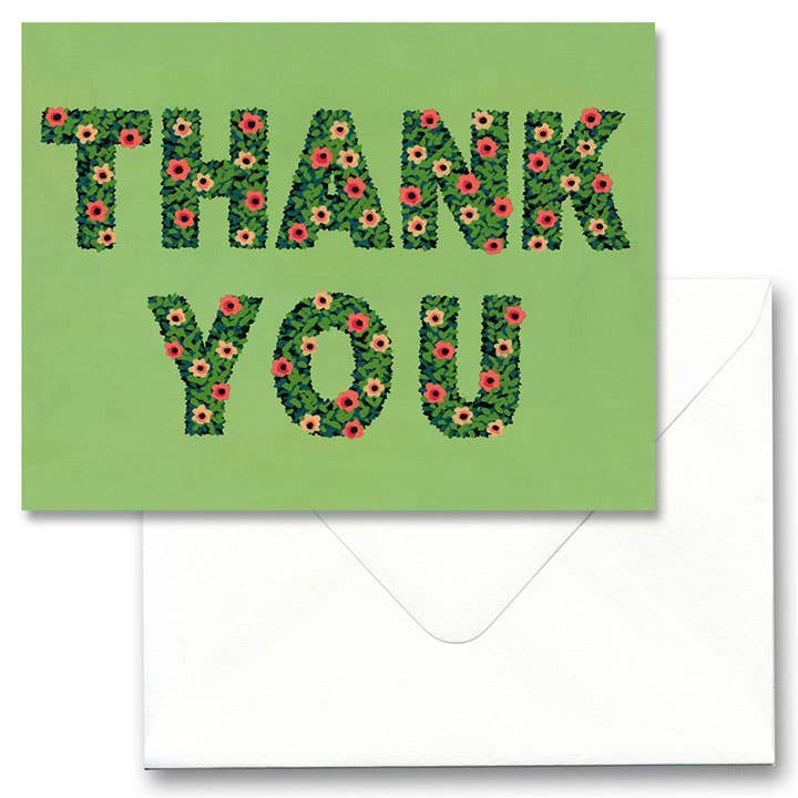Hedge Thank You Card