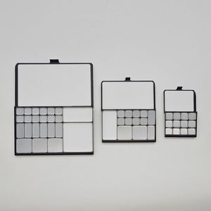 Pocket Palette With Assorted Pans - Silver