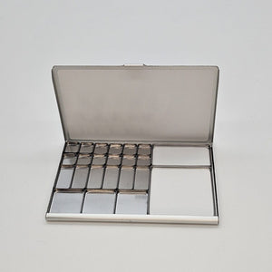 Folio Palette With Assorted Pans - Silver