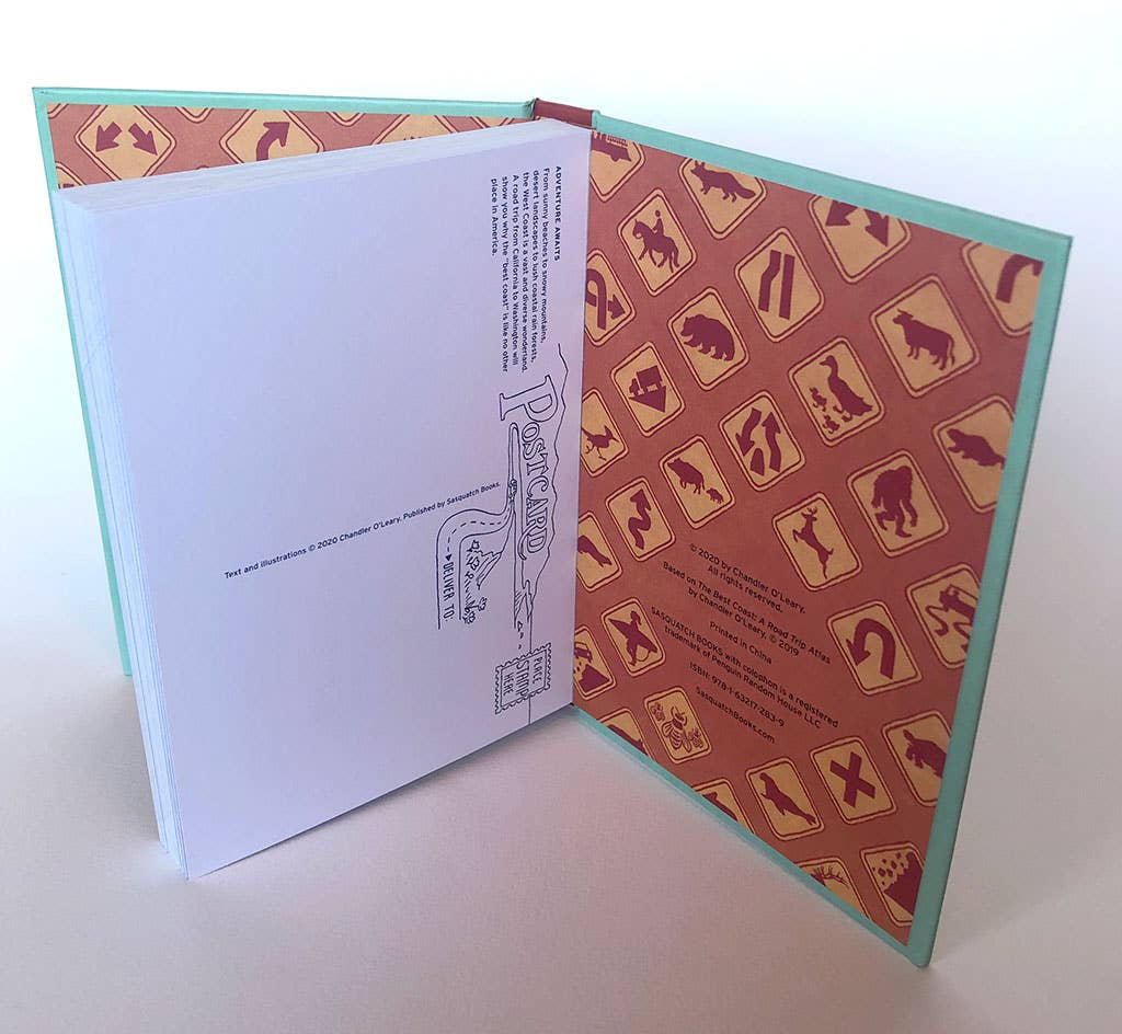 Greetings From The Best Coast Book of 32 Postcards