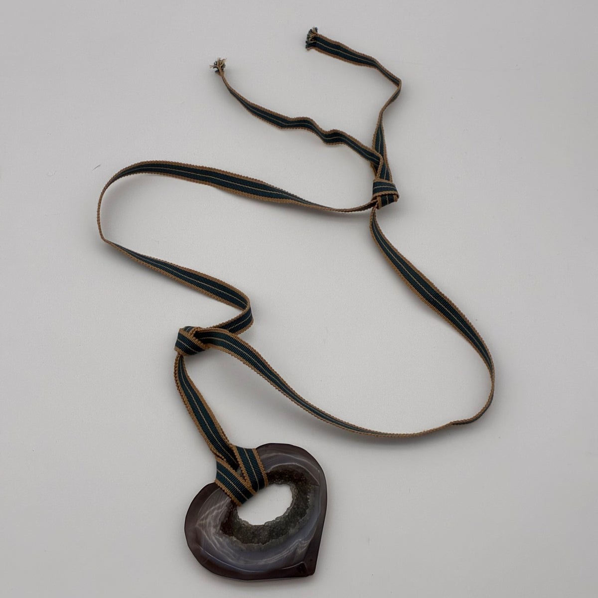 Giant Brazilian Agate Heart (Pendant/Belt)