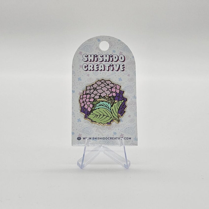 Hydrangea / Ajisai • Japanese Floral Pin