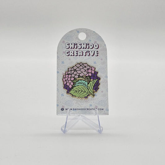 Hydrangea / Ajisai • Japanese Floral Pin