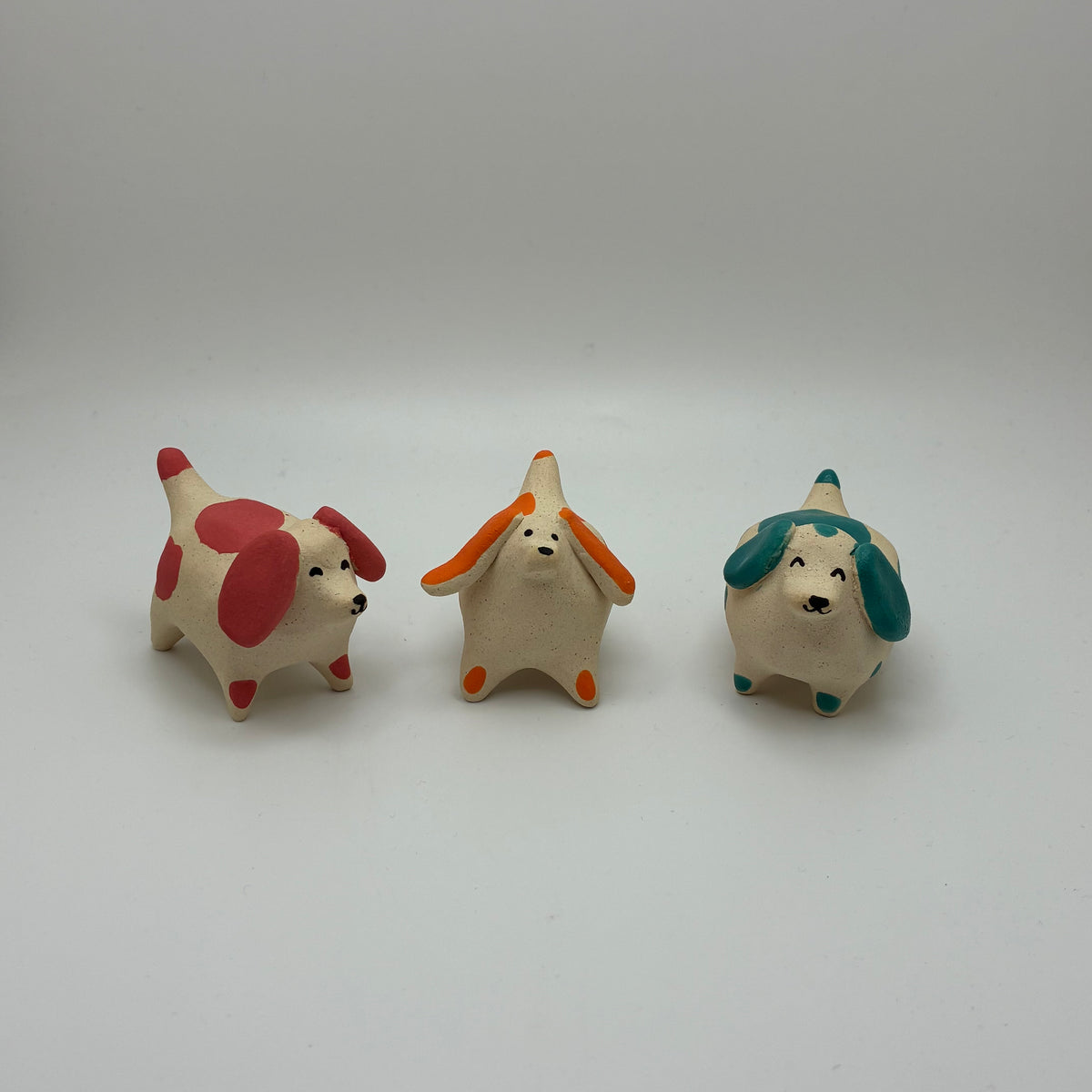 Expressive Ceramic Dog