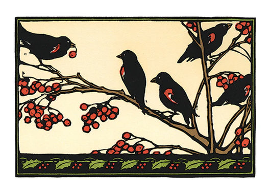 Five Little Blackbirds - Card