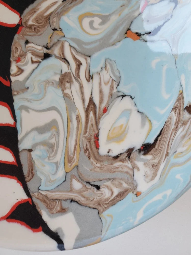 Nerikomi Large Bowl No. 30