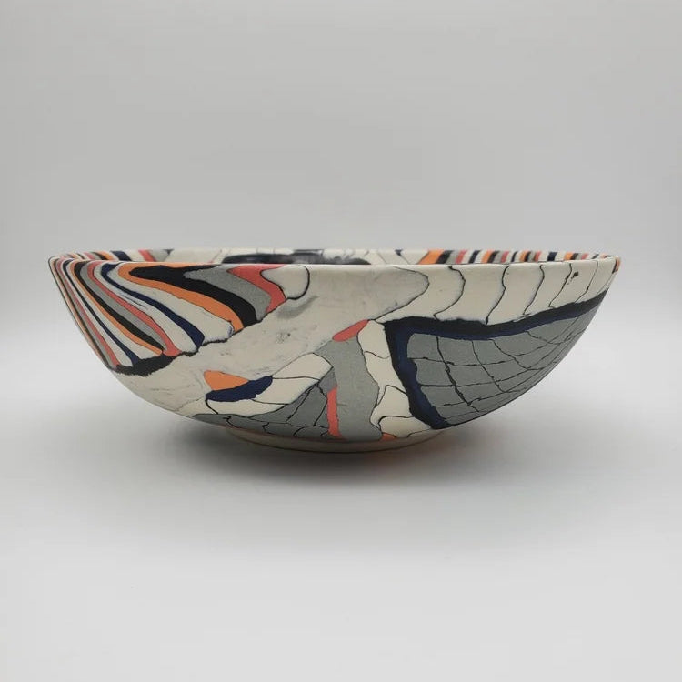 Nerikomi Large Bowl No. 31