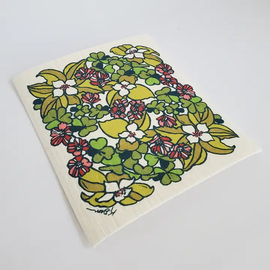Eco-Friendly Dish Cloth Bunchberry, Swedish Dishcloth