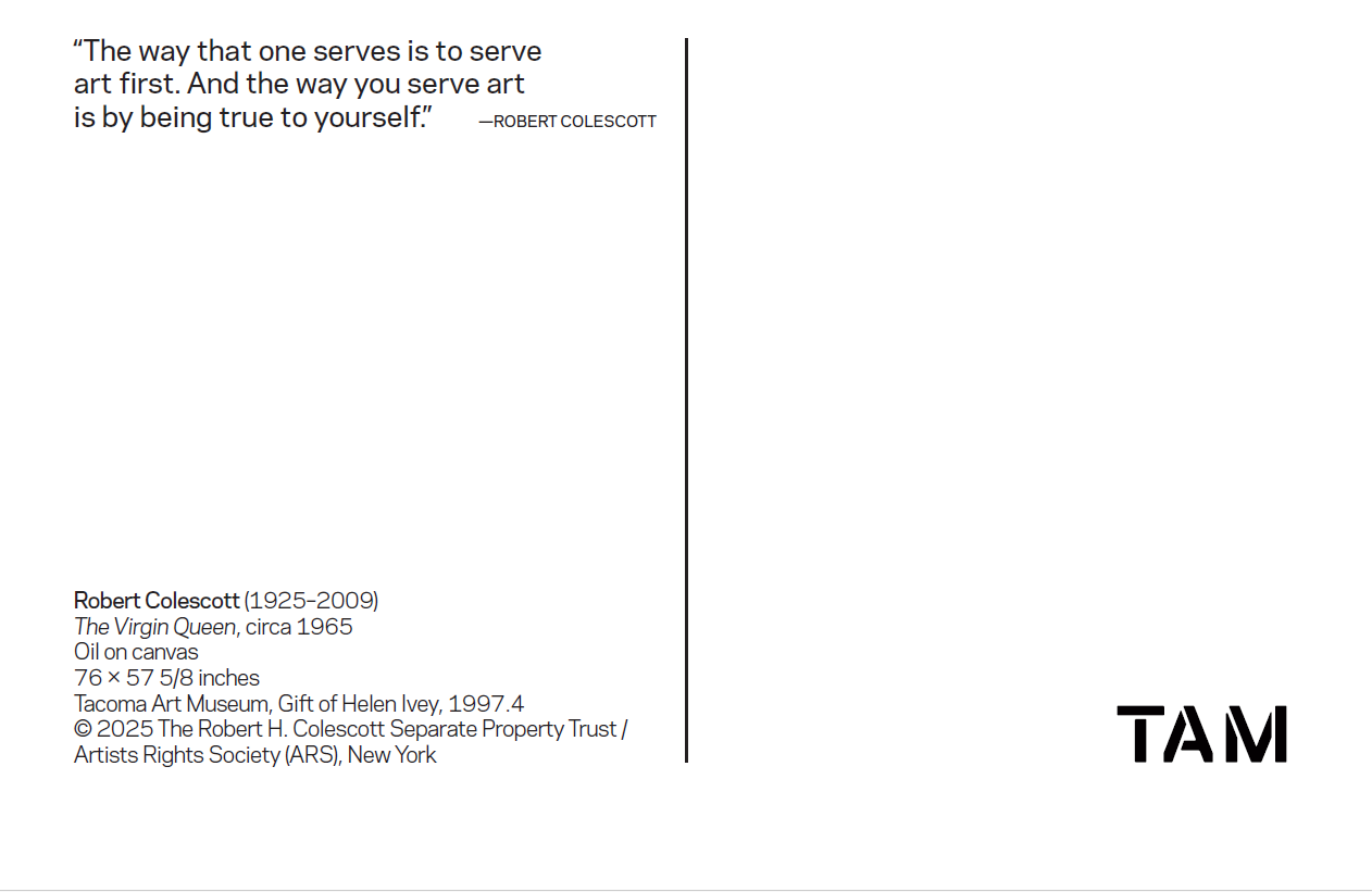 The Virgin Queen - Postcard