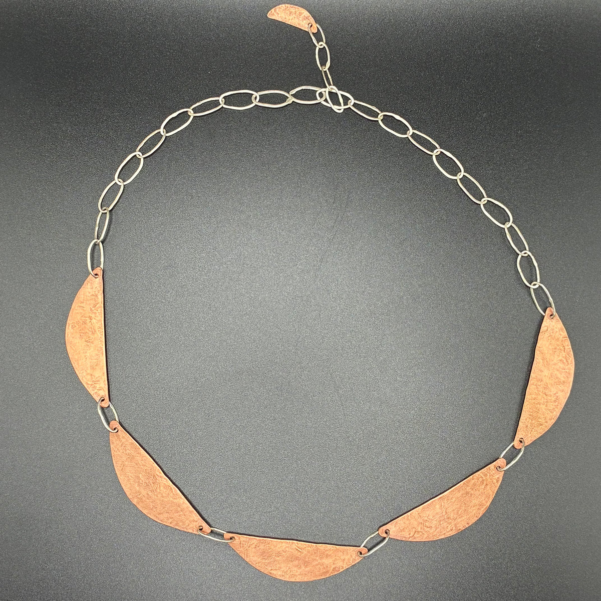 Copper Petal Necklace