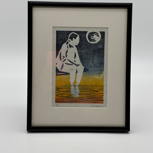 "Moonlit Dip" 2026 Framed