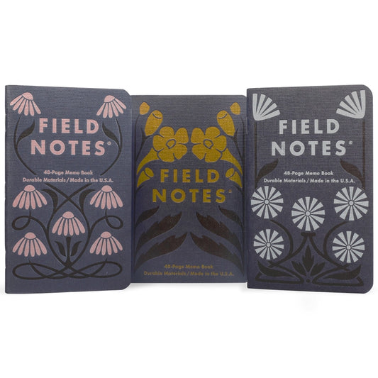 Field Notes Fall Flowers 3-pack