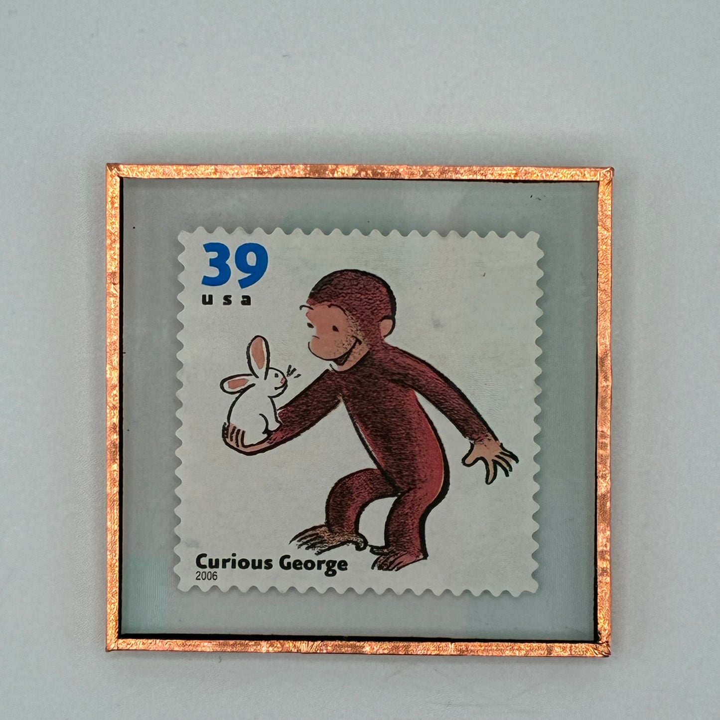 Curious George Stamp Magnet
