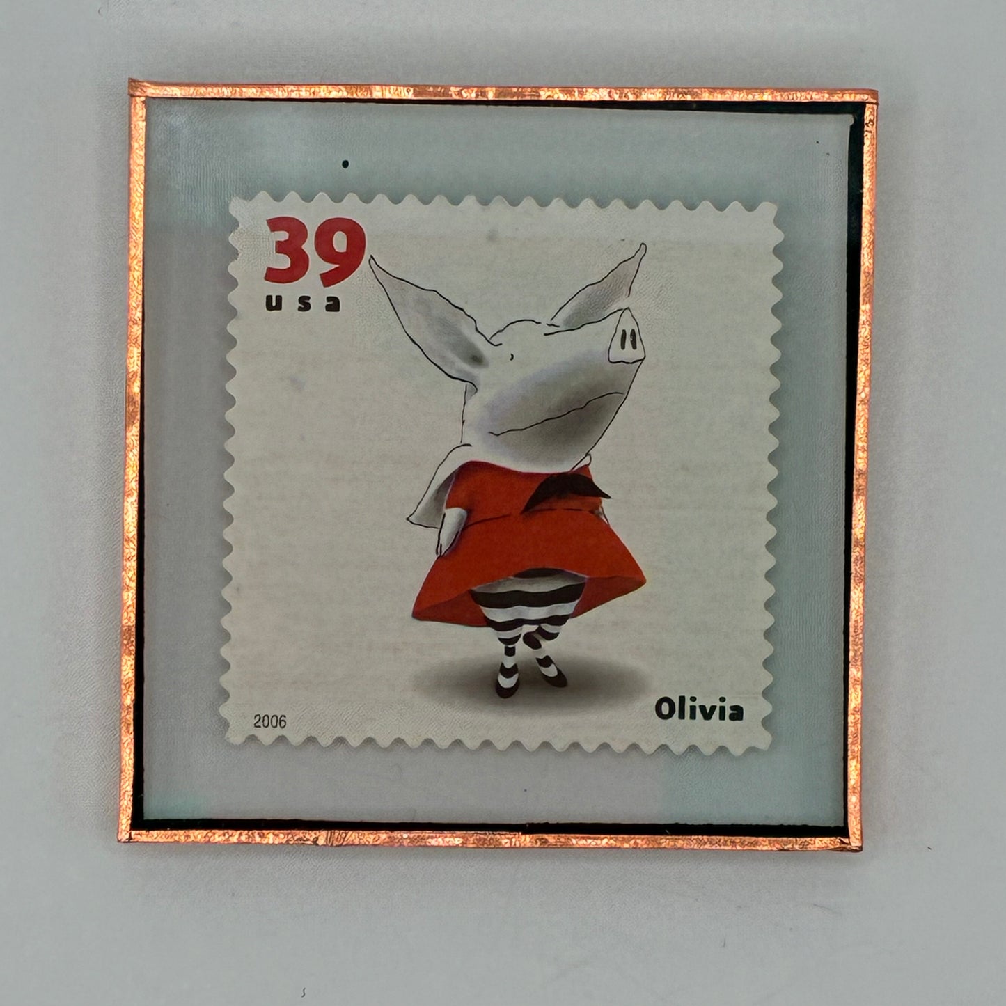 Olivia Stamp Magnet