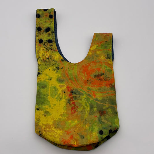 Knot Bag - Yellow & Orange Grunge