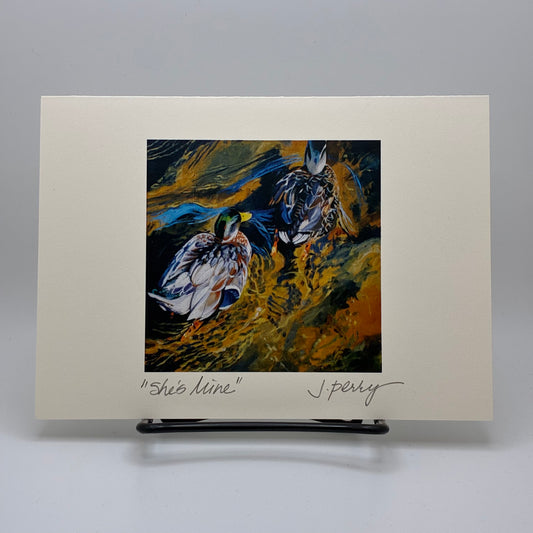 "She's Mine" Greeting Card by Judith Perry